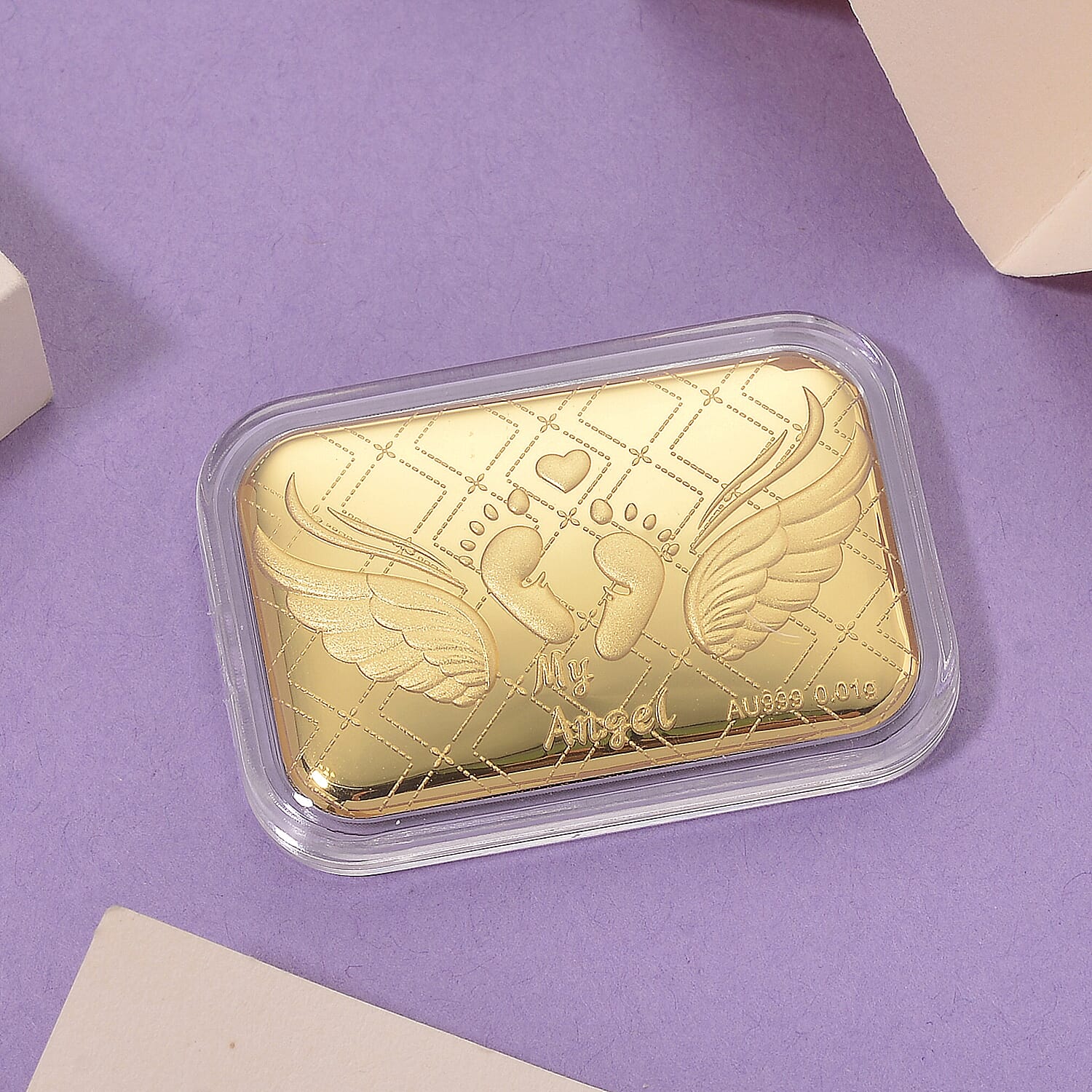 Biggest Gold Deal - 24K Yellow Gold Embossed Wings