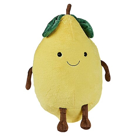 Warmies Super Sized Cushies Lemon Plush Toy - Yellow