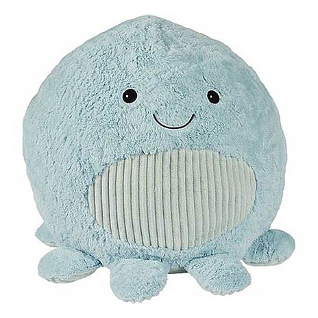 Warmies Super Sized Cushies Octopus Plush Toy - Blue