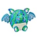 Warmies Super Sized Cushies Dragon Plush Toy - Green