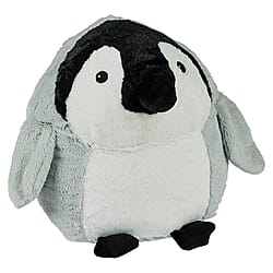 Warmies Super Sized Cushies Penguin Plush Toy - Black