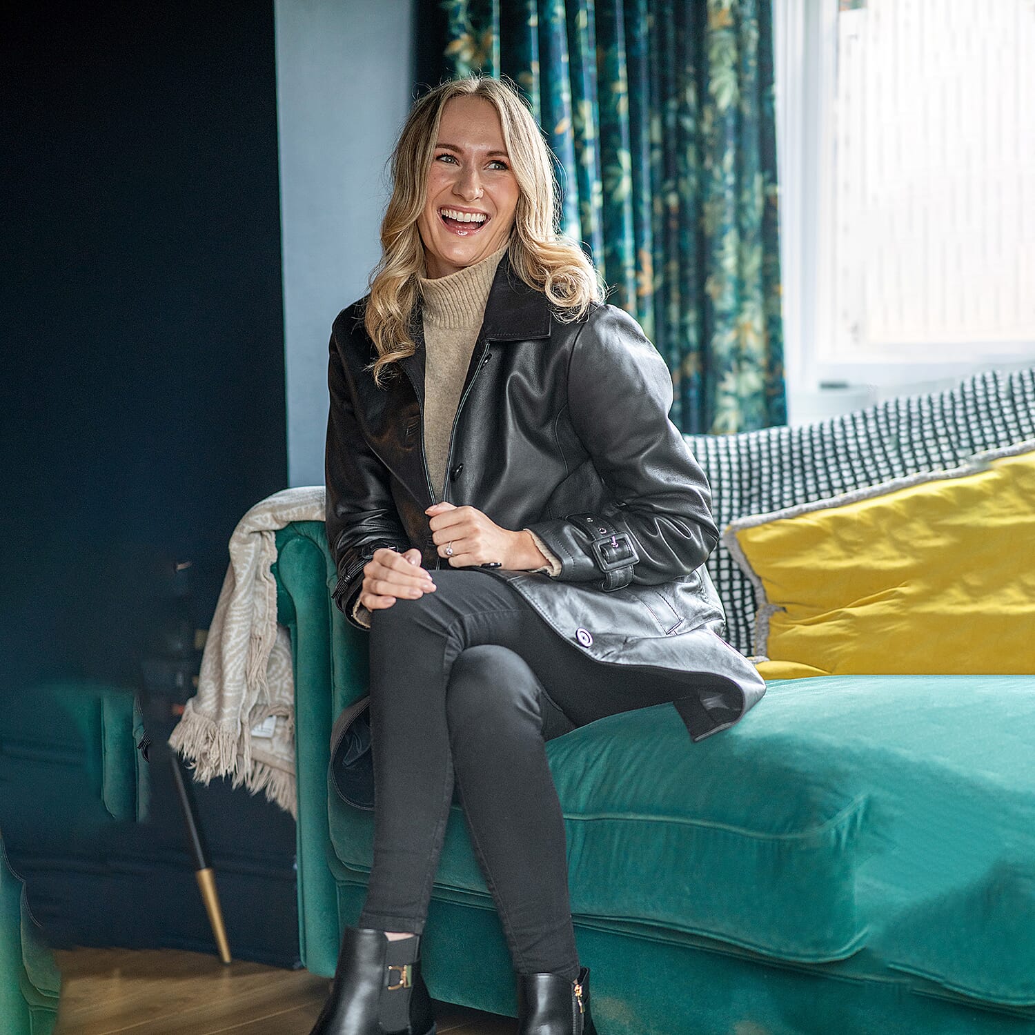 Bolongaro Trevor 100% Longline Leather Jacket 