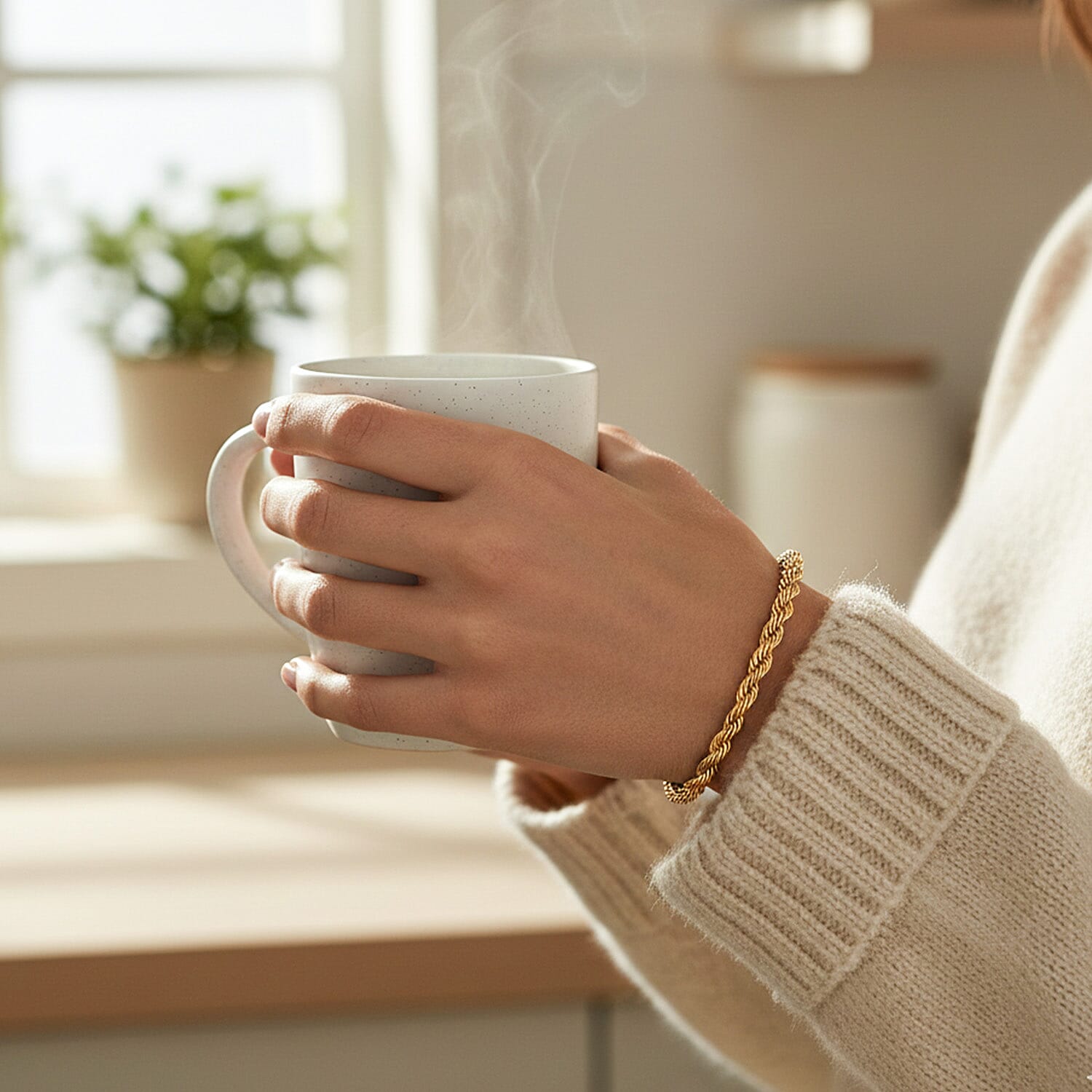 Chunky Rope Bracelet (Size 8)