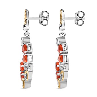 https://tjcuk.sirv.com/Products/82/3/8236138/D-joy-Fire-Opal-White-Zircon-Earring-with-Push-Back-in-Yellow-Gold-Pla_8236138_3.jpg?w=342&h=342