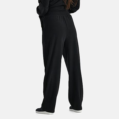 - Maisi Soft Brushed Super Comfort Casual Trousers (Size XL) - Black