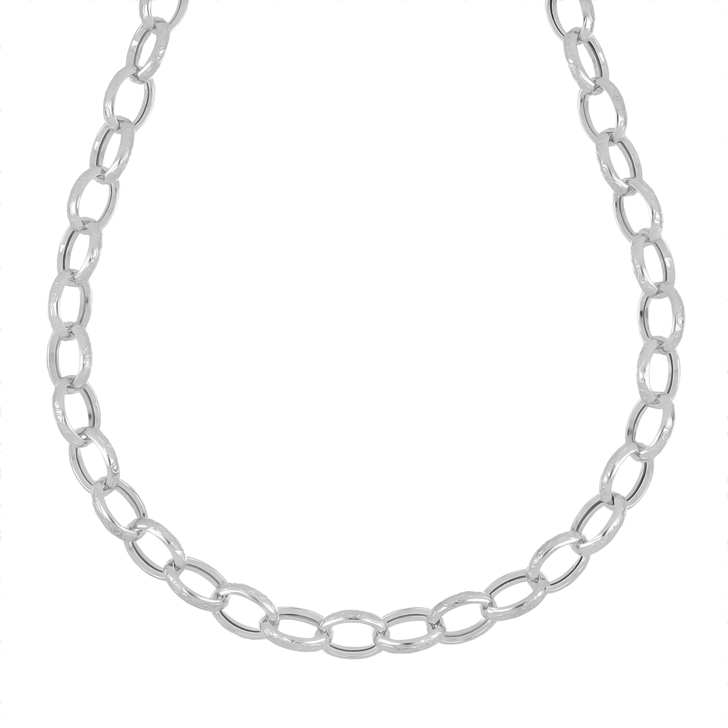 LaBella Fine Italian Jewellery - Handmade Sterling Silver Necklace (Size - 20) with Lobster Clasp