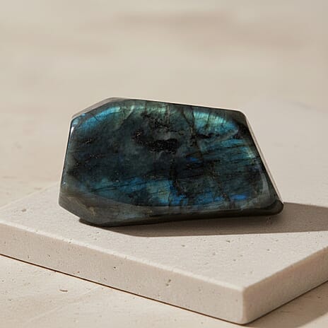 BLACK FRIDAY DEAL-High Polish PREMIUM FIRE Labradorite Freeform Crystal - 0.80 KG