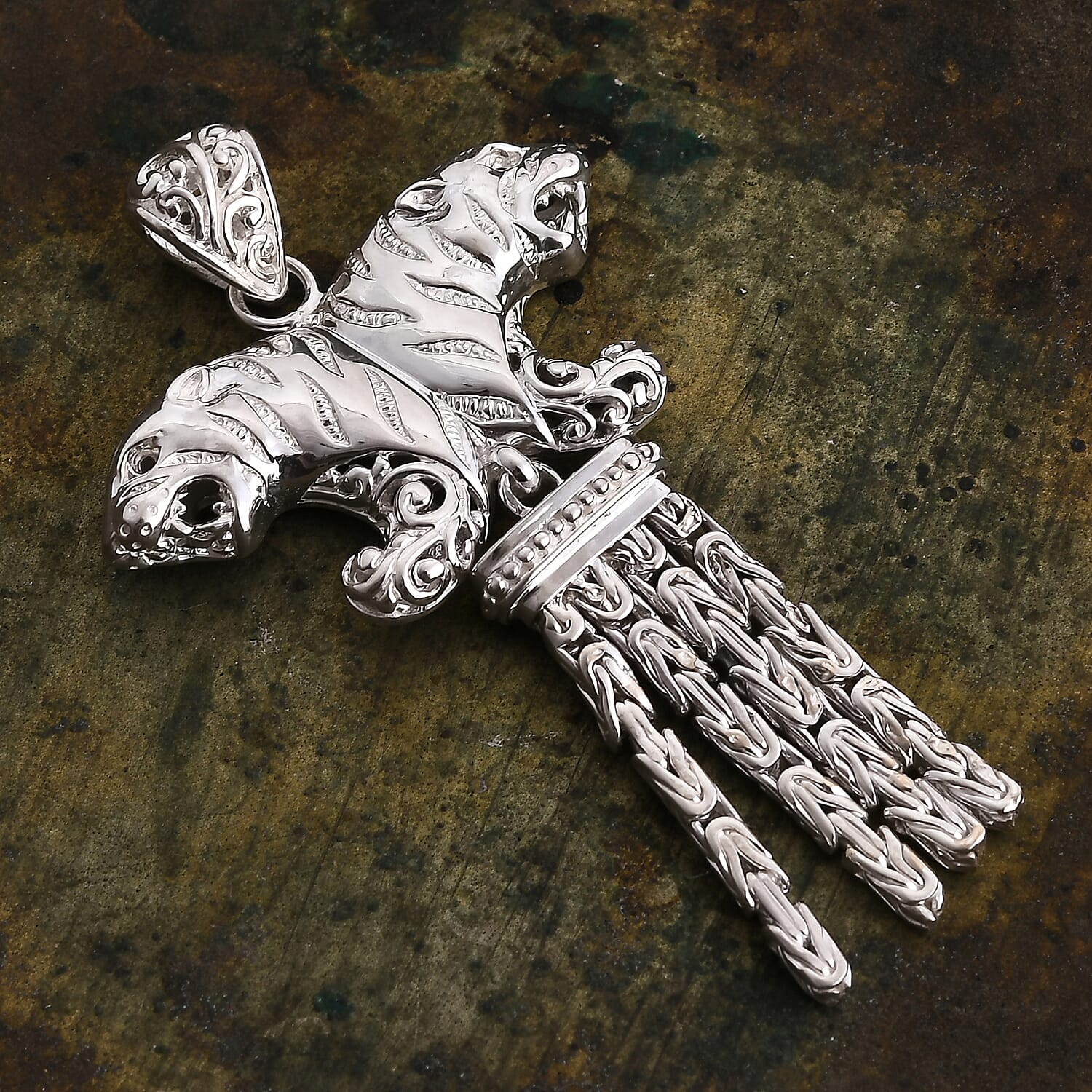 Royal Bali Collection Sterling Silver Pendant, Silver Wt. 11.91 Gms.