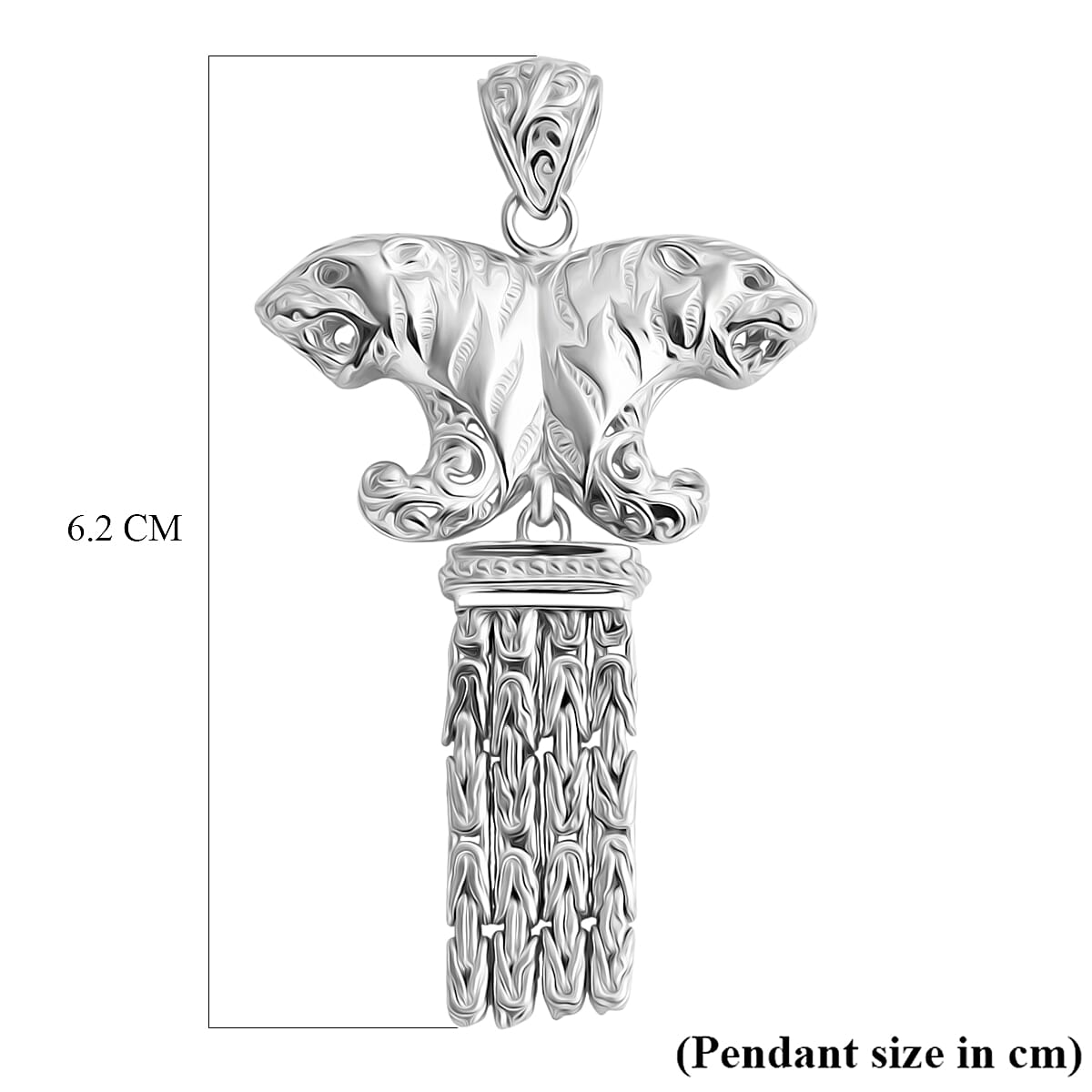 Royal Bali Collection Sterling Silver Pendant, Silver Wt. 11.91 Gms.