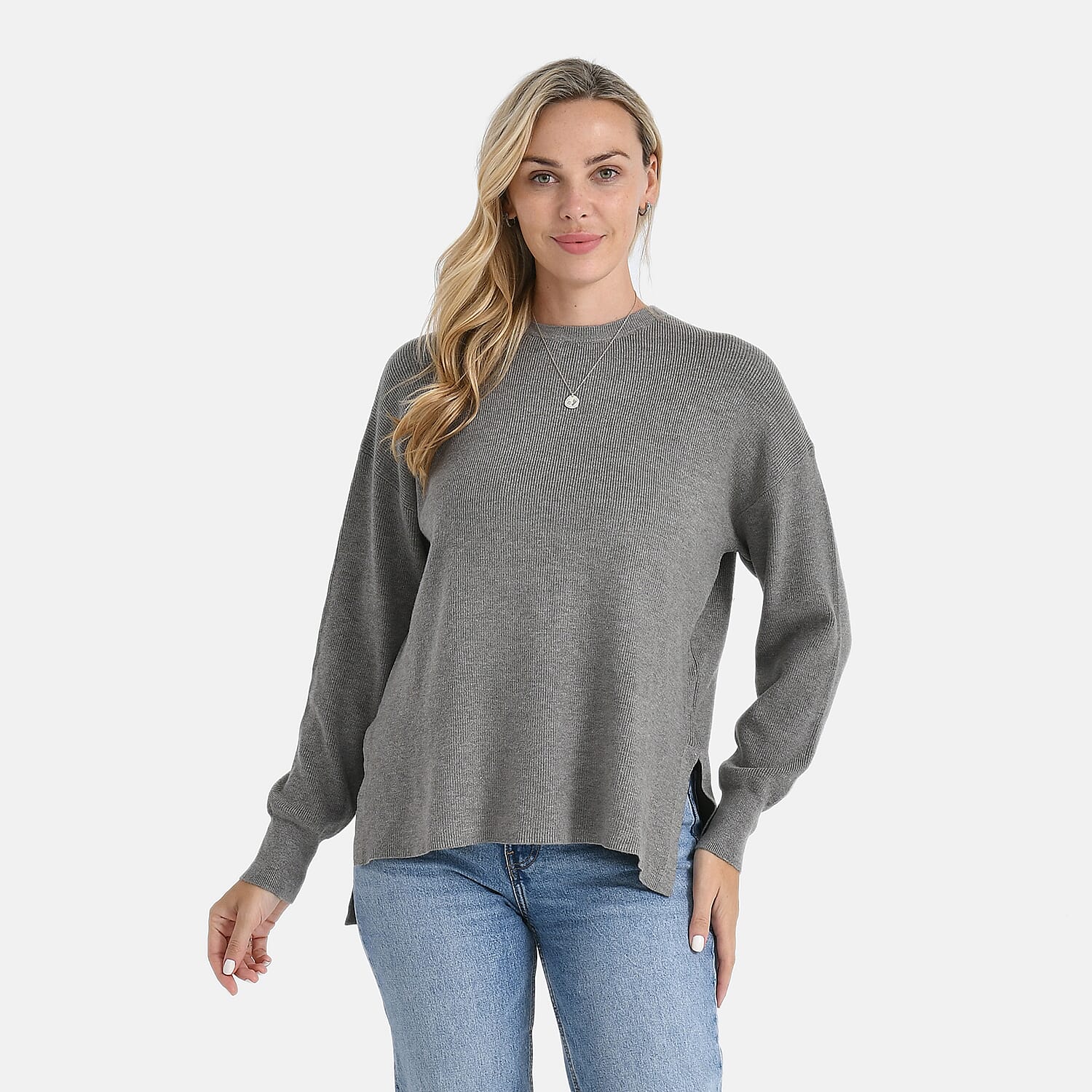 Styled-By-Solid-Jumper-Size-One-Size-Grey