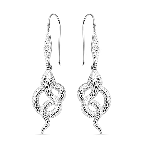 Royal Bali Collection Sterling Silver Earring with Hook, Silver Wt. 8.57 Gms.