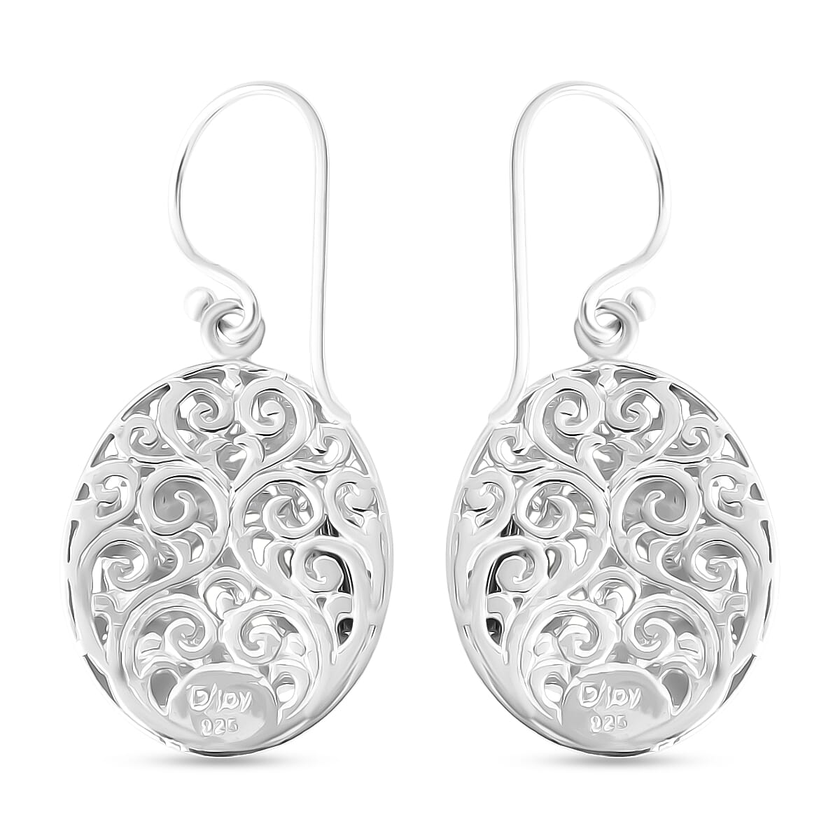 Royal Bali Collection Sterling Silver Earring with Hook, Silver Wt. 6.30 Gms.