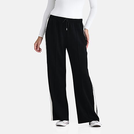 & Maisi Patterned Jean and Pant-Trouser (Size - Medium) - Black