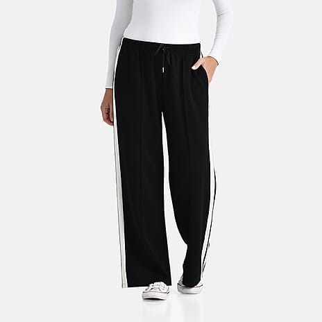 & Maisi Patterned Jean and Pant-Trouser (Size - Large) - Black