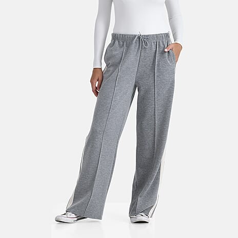 & Maisi Patterned Jean and Pant-Trouser (Size - Large) - Grey