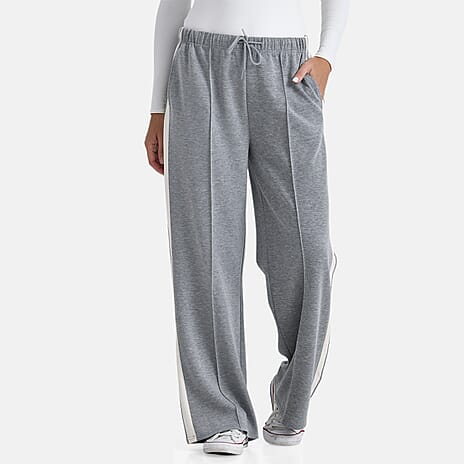 & Maisi Patterned Jean and Pant-Trouser (Size - Large) - Grey