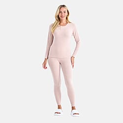 Valissiere Cashmere Blend Thermal Scoop Neck Top & Leggings Set