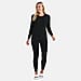 Valissiere Cashmere Blend Thermal Scoop Neck Top & Leggings Set