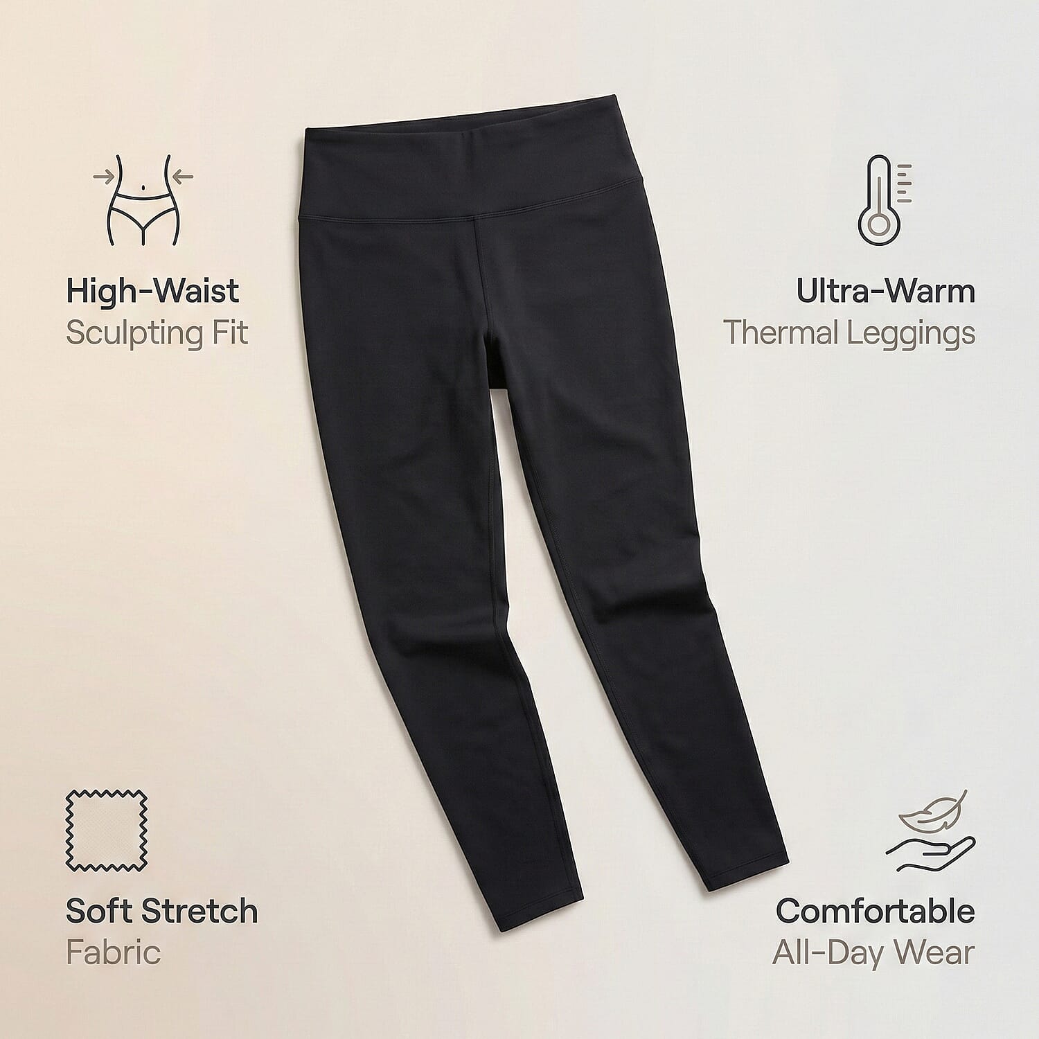 Tamsy Close Out High Waist Faux Fur Fleece Thermal Leggings