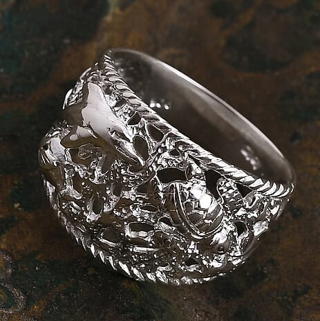 Royal Bali Collection Sterling Silver Ring, Silver Wt. 5.24 Gms.