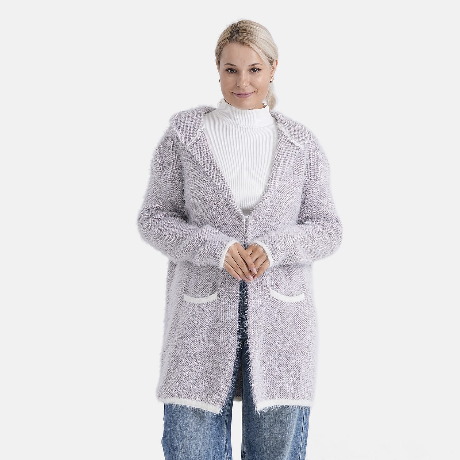 Maisi-Patterned-Cardigan-and-Sweater-Jumper-Size-One-Size-Purple-Purpl