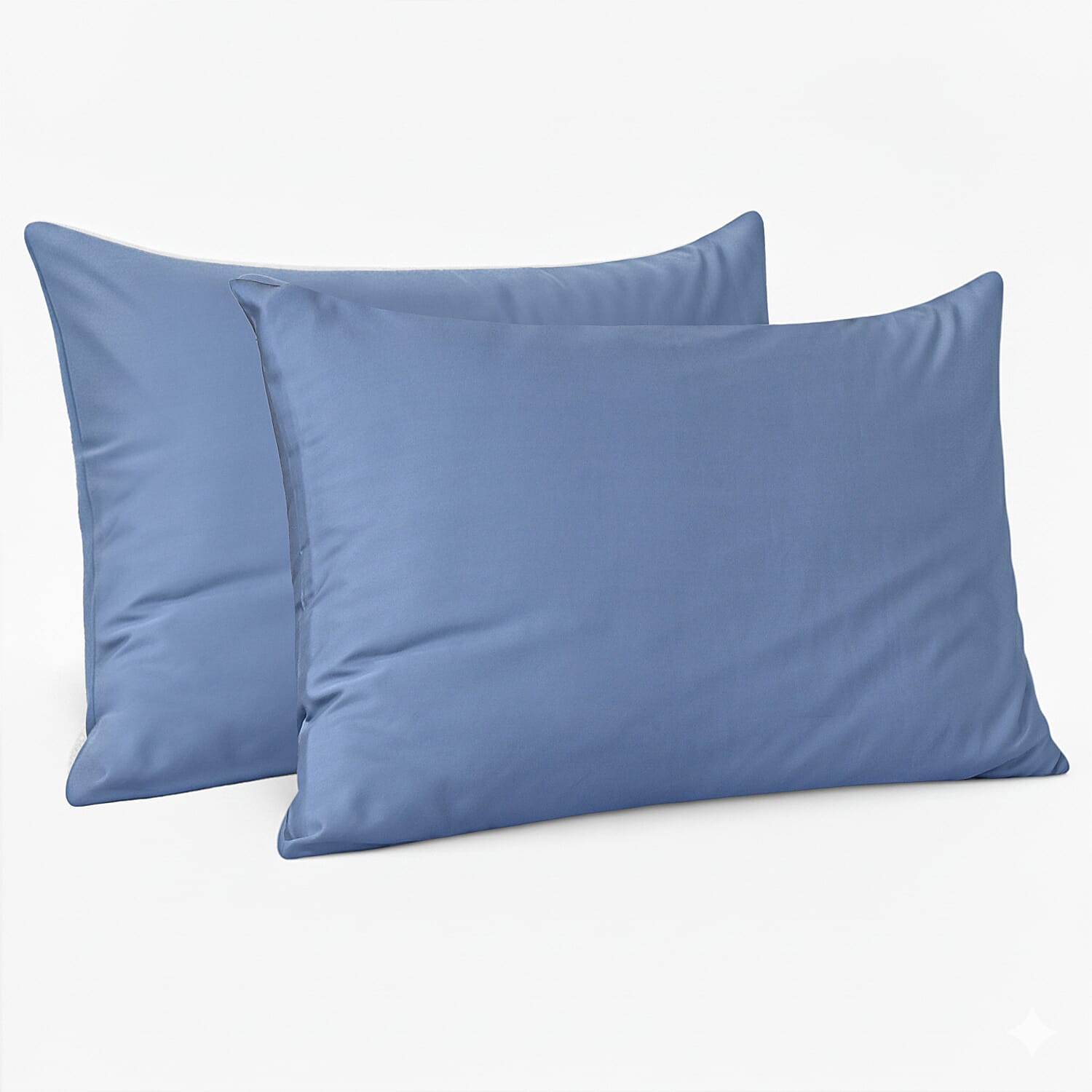 Set of 2 Luxury 100% Bamboo Pillowcases - Blue