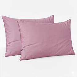 Set of 2 Luxury 100% Bamboo Pillowcases - Purple