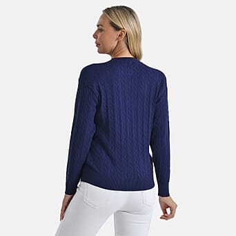 https://tjcuk.sirv.com/Products/82/3/8237606/Designer-Inspired-Maisi-Cable-Knit-Jumper-Size-L-Navy_8237606_1.jpg?w=342&h=342