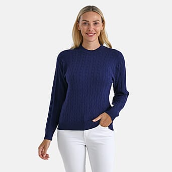 https://tjcuk.sirv.com/Products/82/3/8237606/Designer-Inspired-Maisi-Cable-Knit-Jumper-Size-L-Navy_8237606_3.jpg?w=342&h=342