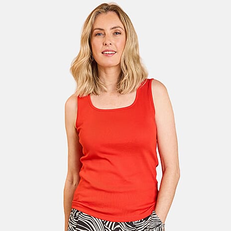 Emreco Vest Tops (Size 16) - Red