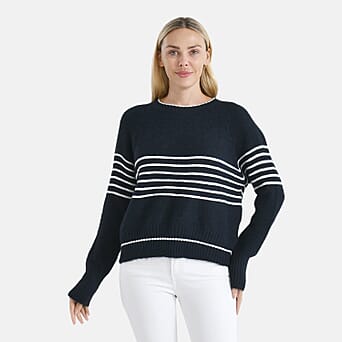 https://tjcuk.sirv.com/Products/82/3/8238645/La-Marey-Soft-Touch-Striped-Jumper-Size-L-Navy-White_8238645.jpg?w=342&h=342