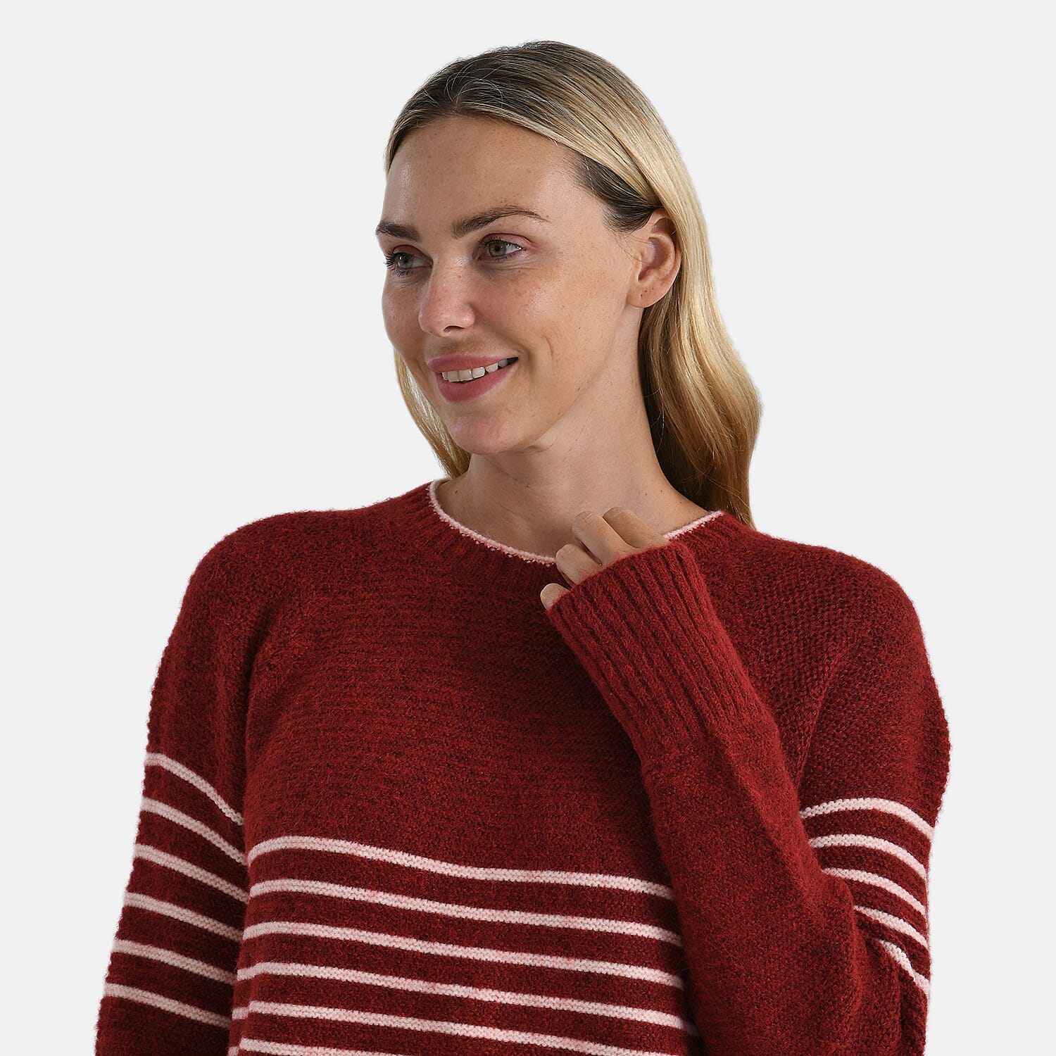 La Marey Soft Touch Striped Jumper