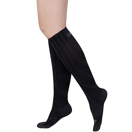 Sankom Patented Antibacterial Light Socks (Size S-M) - Black