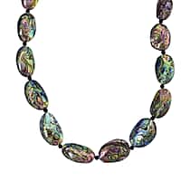 Abalone Shell Necklace Pure White Stainless Steel  150.000  Ct.