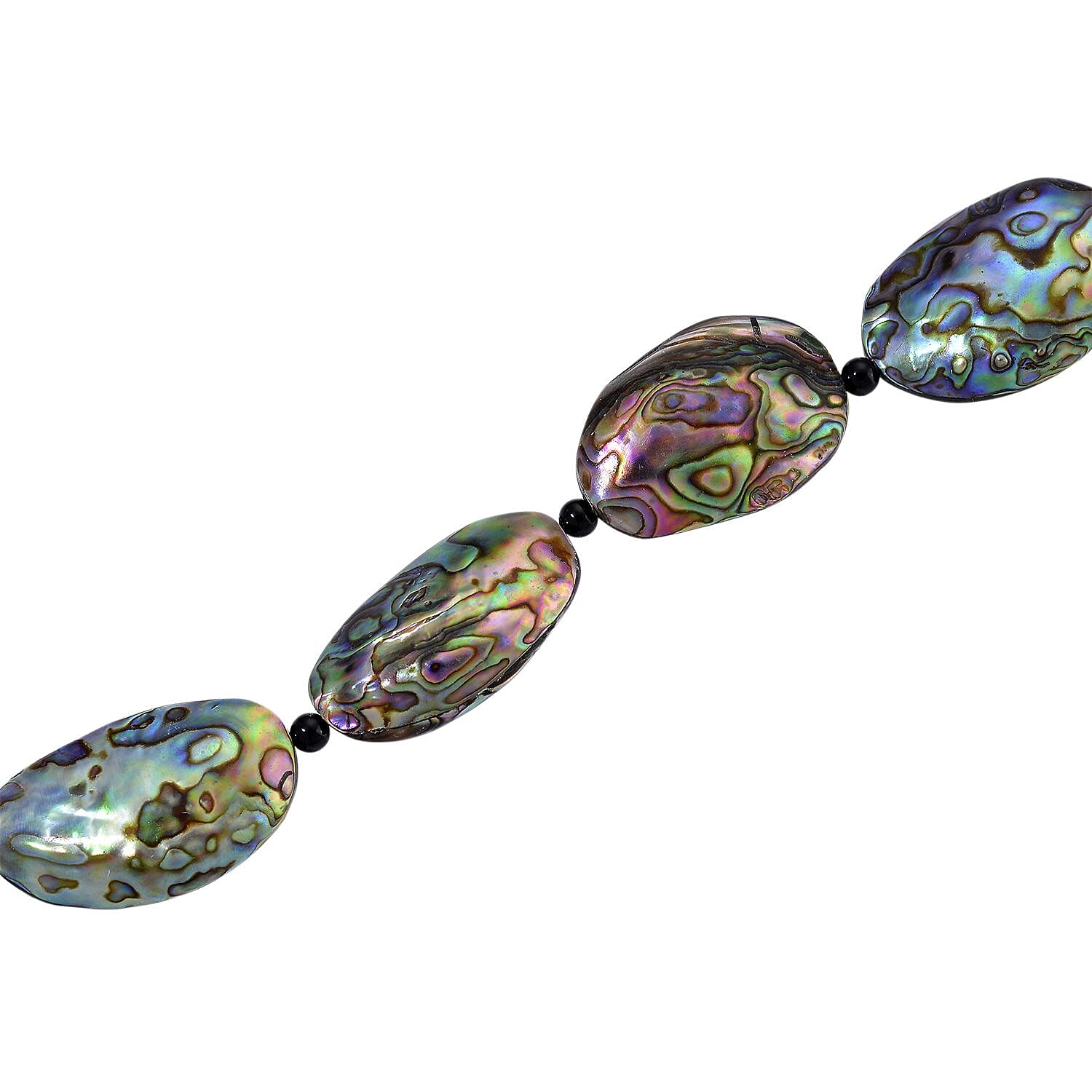 Abalone Shell Necklace Pure White Stainless Steel  150.000  Ct.
