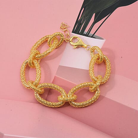 Treasure Of Siam - Sterling Silver (Size 7 - 1) in Yellow Gold Plating with Lobster Clasp