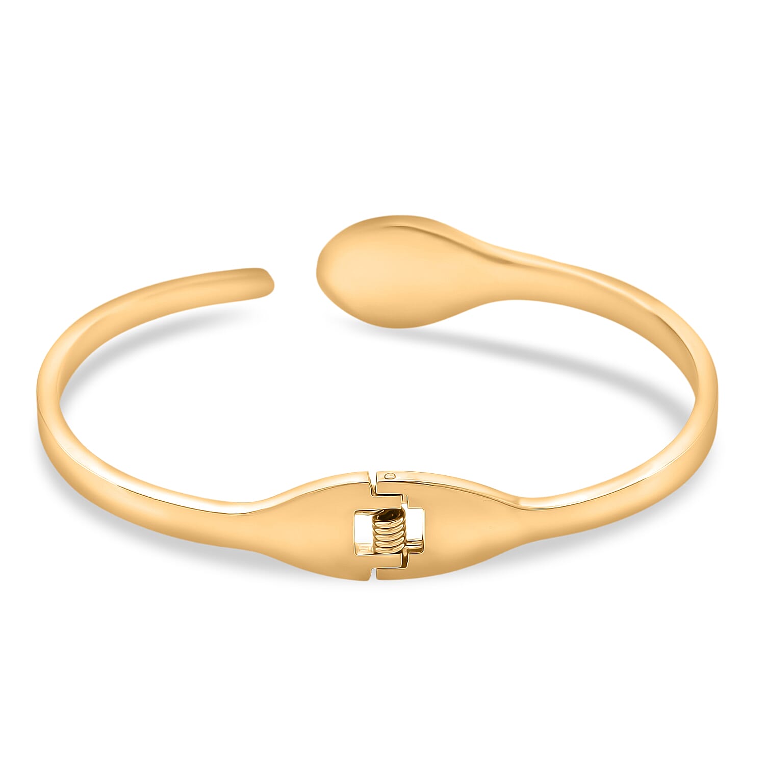 BIGGEST DESIGNER CLOSEOUT - Biacco Collection - Green Cubic Zirconia & White Cubic Zirconia Serpent Bangle (Size 7.5)