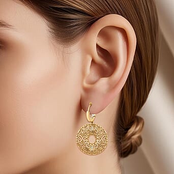 https://tjcuk.sirv.com/Products/82/3/8239540/Sterling-Silver-Earring-with-Hoop-in-Yellow-Gold-Plating-Silver-Wt-6-8_8239540_2.jpg?w=342&h=342