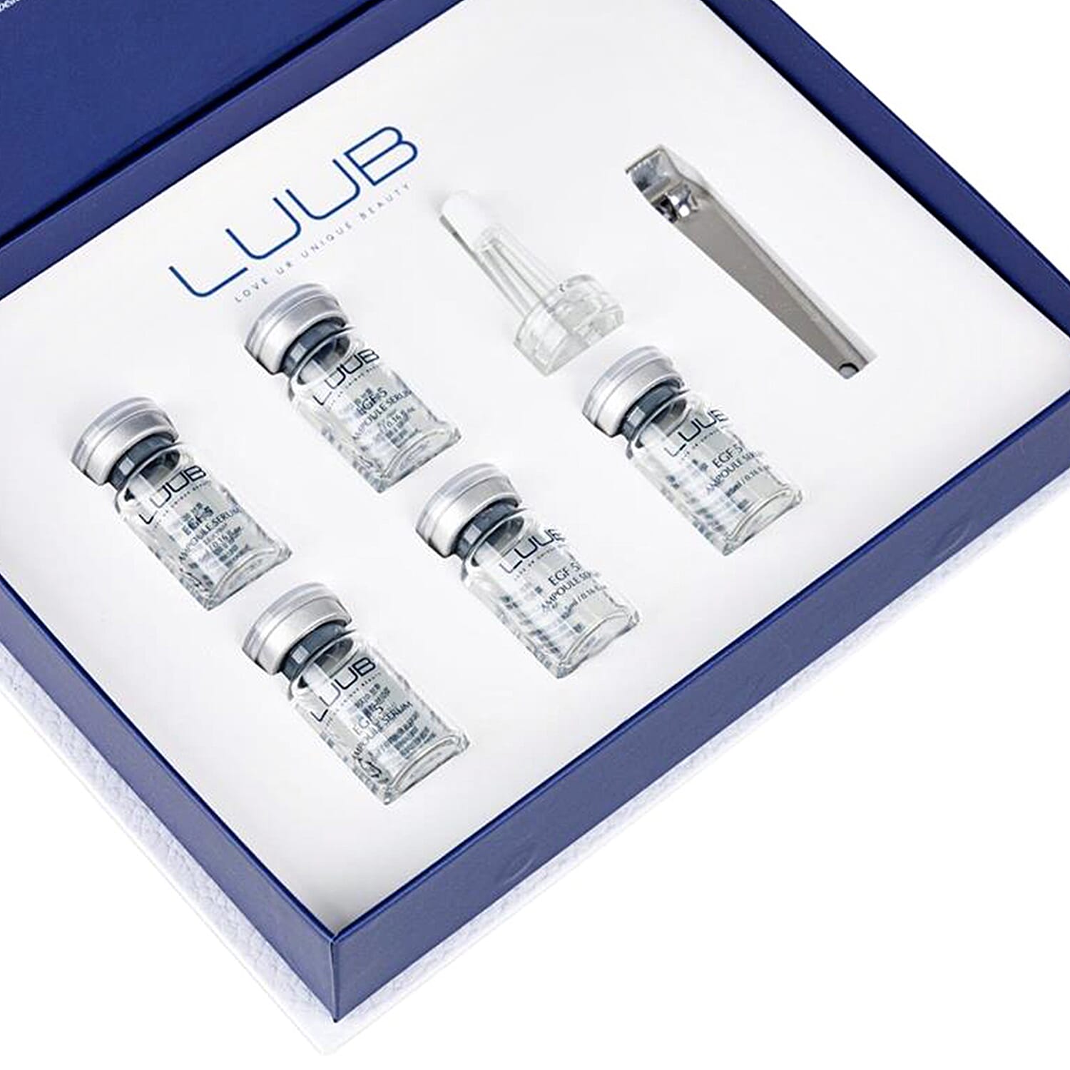 LUUB Set of 5 EGF Ampoules - 5 X 5ML