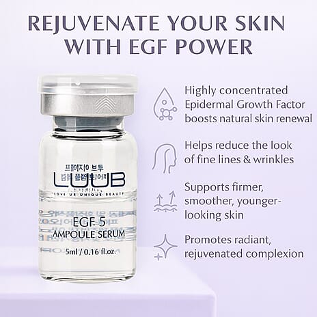 LUUB Set of 5 EGF Ampoules - 5 X 5ML