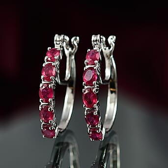 https://tjcuk.sirv.com/Products/82/4/8240211/African-Ruby-J-Hoop-Half-Hoop-Earring-in-Platinum-OverlaySterling-Silv_8240211_1.jpg?w=342&h=342