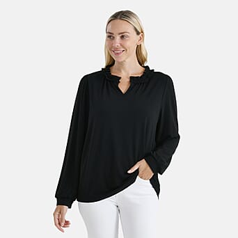 https://tjcuk.sirv.com/Products/82/4/8240271/La-Marey-Frill-Jersey-Blouse-Size-L-16-to-18-Black_8240271_3.jpg?w=342&h=342