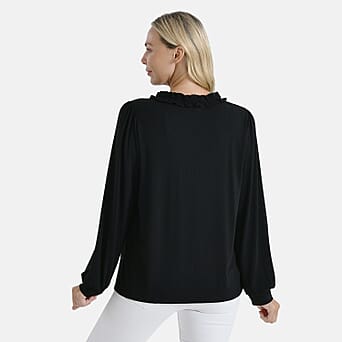 https://tjcuk.sirv.com/Products/82/4/8240272/La-Marey-Frill-Jersey-Blouse-Size-XL-20-to-22-Black_8240272_1.jpg?w=342&h=342