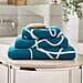 Copenhagen Home 100% Cotton Woven Abstract Line Pattern Jacquard Bath Sheet (150x90CM) - Aqua
