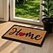 Eco-Friendly Welcome Print 100% Coir Door Mat - Red