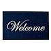 Eco-Friendly Welcome Print 100% Coir Door Mat - Red