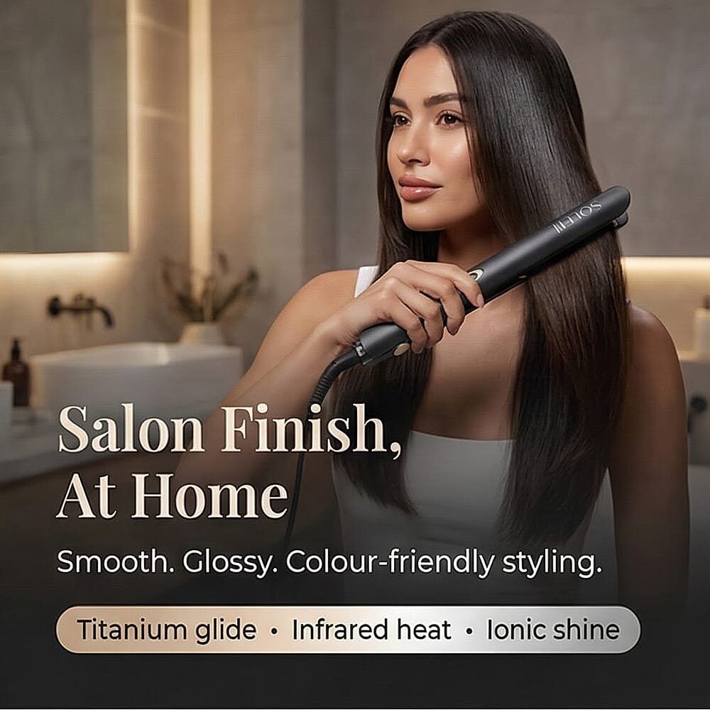 SOLEIL Infrared Plus- Flat Iron - Black