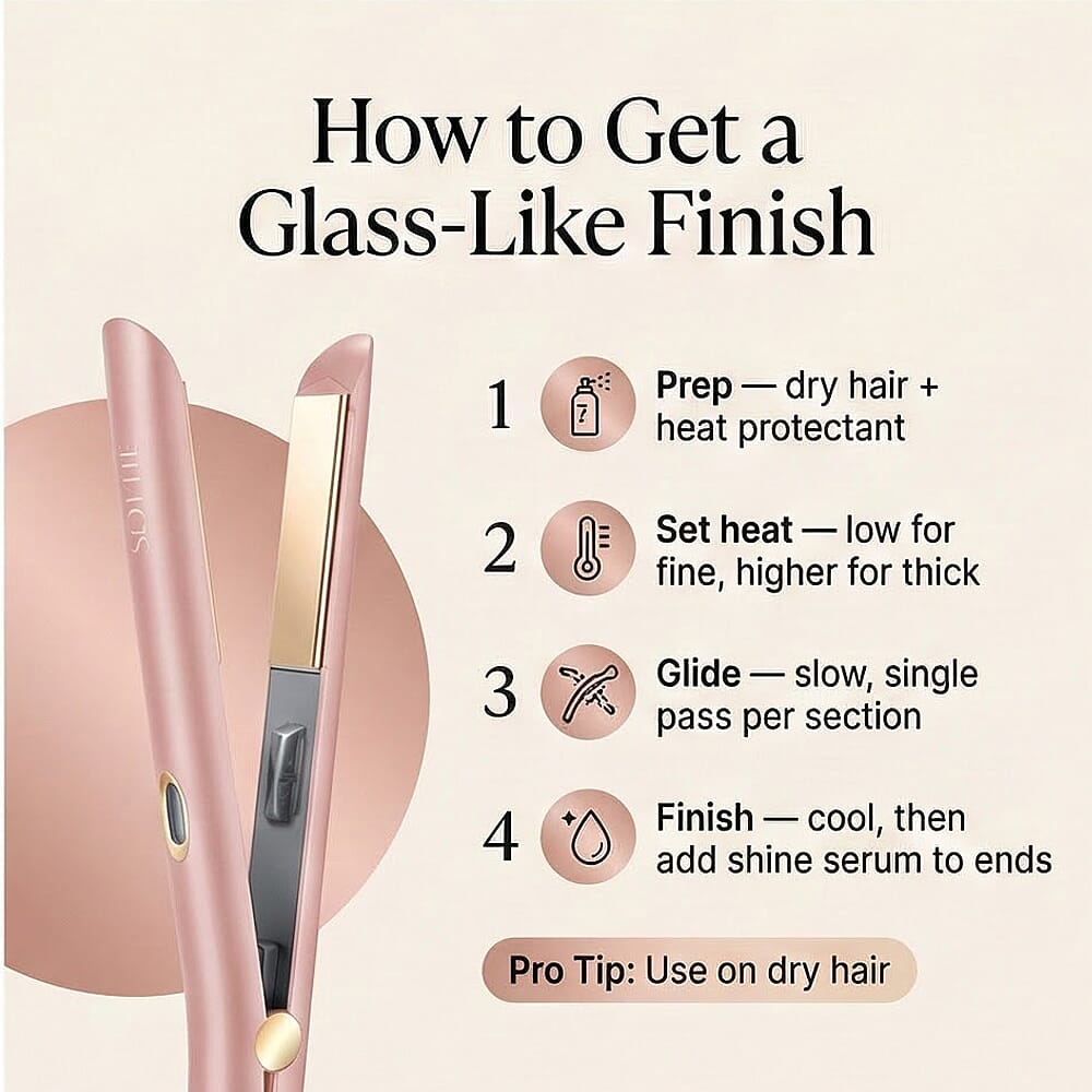 SOLEIL Infrared Plus- Flat Iron - Rose Gold