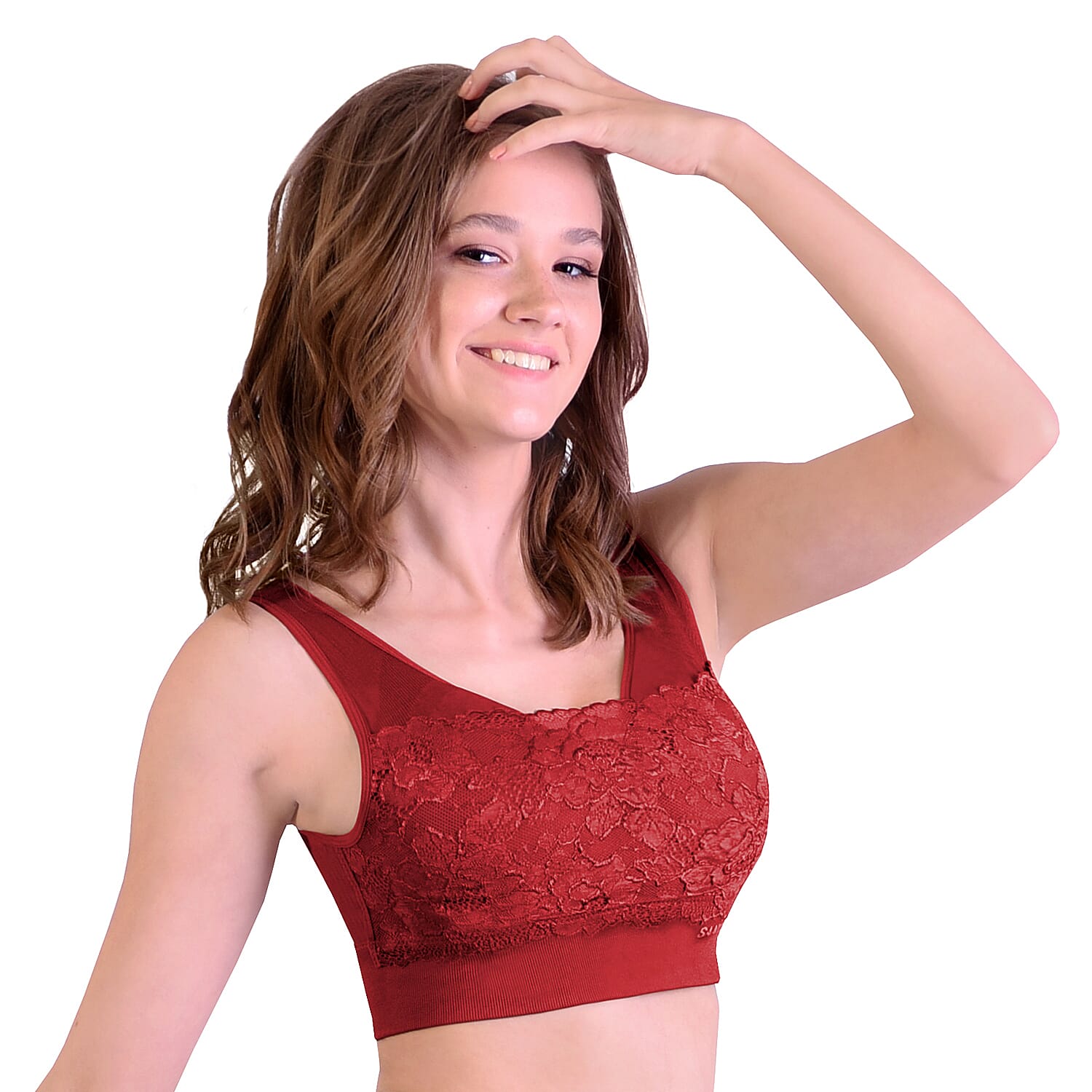 Sankom Nylon Knitted Bra