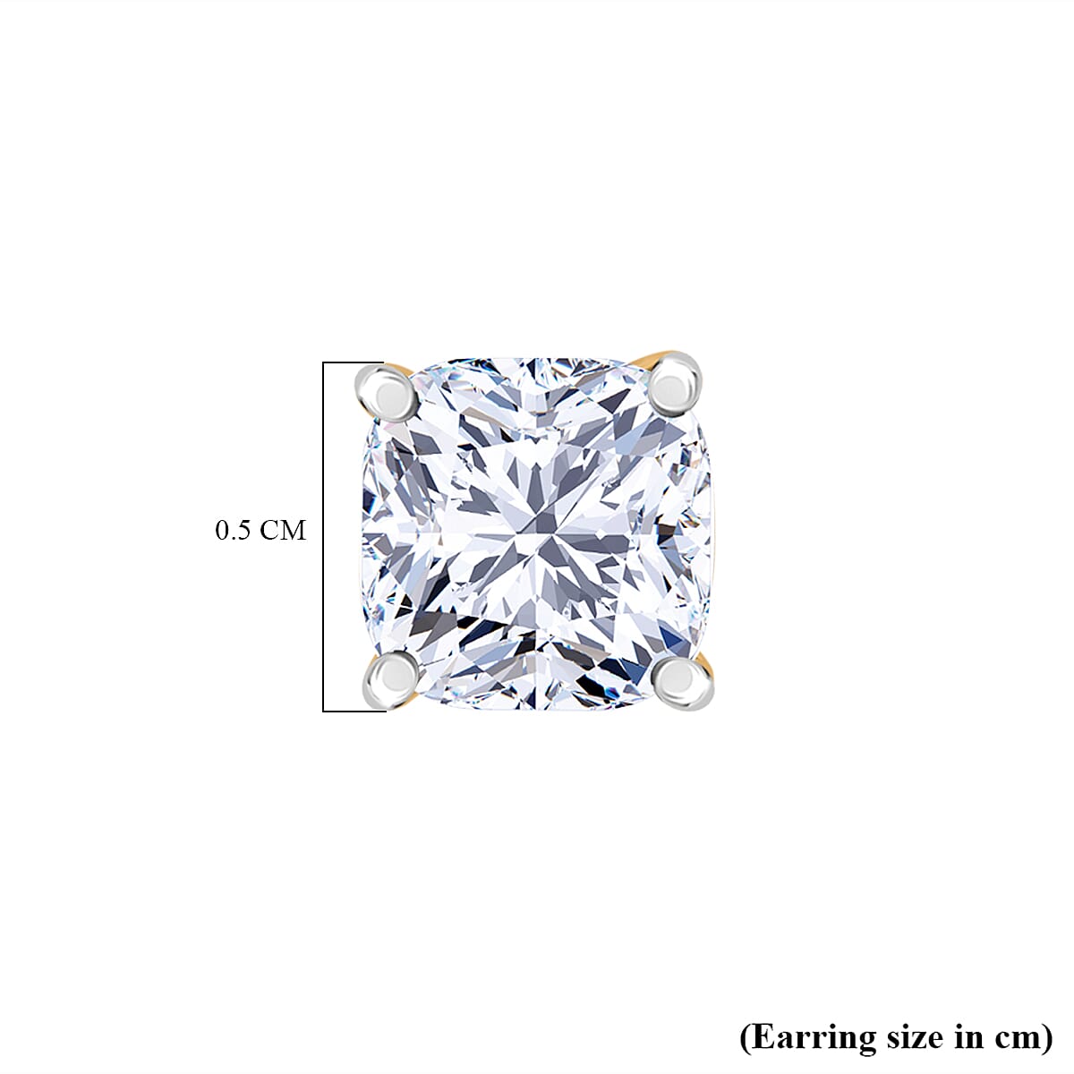 Rachel Galley 9K Yellow Gold VS Lab Grown Diamond EF, VS Earring, Gold Wt.1 Gms  1.020  Ct.